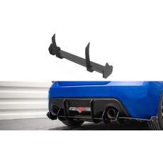 Maxton Design "Street Pro" difuzor zadního nárazníku pro Subaru BRZ Mk1 Facelift, plast ABS bez povrchové úpravy, s červenou linkou Maxton Design "Street Pro" difuzor zadního nárazníku pro Subaru BRZ Mk1 Facelift, plast ABS bez povrchové úpravy, s červenou linkou