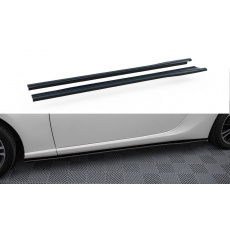Maxton Design difuzory pod boční prahy ver.1 pro Subaru BRZ Mk1, Mk1 Facelift, černý lesklý plast ABS