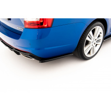Maxton Design boční difuzory pod zadní nárazník ver.2 pro Škoda Octavia RS Mk3, černý lesklý plast ABS Maxton Design boční difuzory pod zadní nárazník ver.2 pro Škoda Octavia RS Mk3, černý lesklý plast ABS