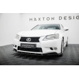 Maxton Design spoiler pod přední nárazník ver.2 pro Lexus GS MK4, černý lesklý plast ABS, L10