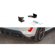 Maxton Design difuzory pod zadní nárazník s křidélky ver.4 pro Ford Fiesta ST Mk8, plast ABS bez povrchové úpravy Maxton Design difuzory pod zadní nárazník s křidélky ver.4 pro Ford Fiesta ST Mk8, plast ABS bez povrchové úpravy