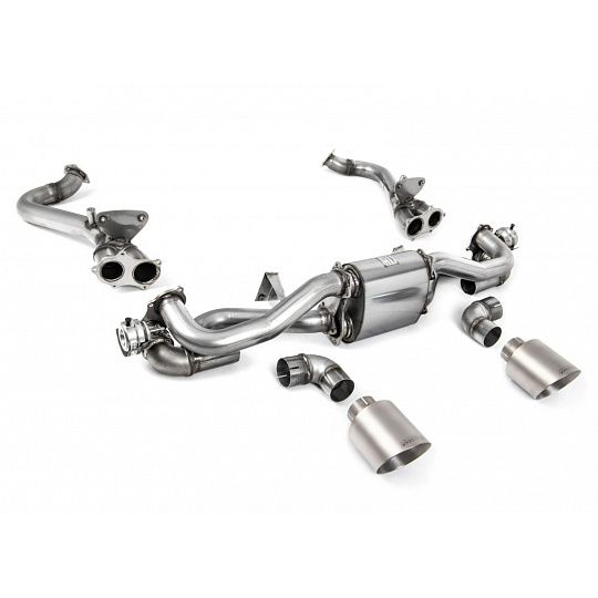 Milltek Sport náhrada GPF/OPF pro Porsche Cayman 718 GT4 4.0 (s OPF/GPF - vyrobeno od února 2020) 2020-2024, typ koncovek: GT-115 titanové