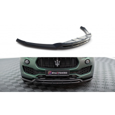 Maxton Design spoiler pod přední nárazník ver.2 pro Maserati Levante Mk1 Standard, černý lesklý plast ABS