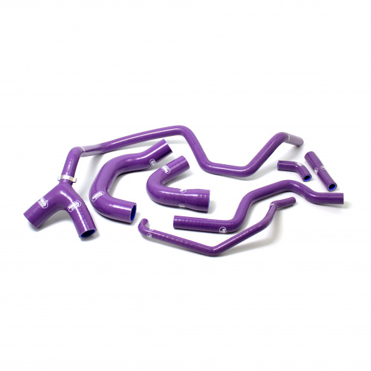 Samco Sport 7-dílná sada silikonových hadic pro vedení chladicí kapaliny pro Rover 220  Turbo Coupe/Gsi bez klimatizace, barva: modrá