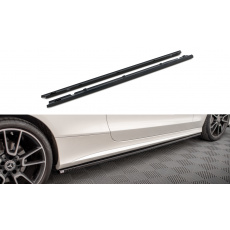Maxton Design difuzory pod boční prahy pro Mercedes třída C W205 Facelift/AMG-Line/Coupe, Carbon-Look Maxton Design difuzory pod boční prahy pro Mercedes třída C W205 Facelift/AMG-Line/Coupe, Carbon-Look