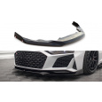 Maxton Design spoiler pod přední nárazník ver.3 s křidélky pro Audi R8 Mk2 Facelift, carbon-Look