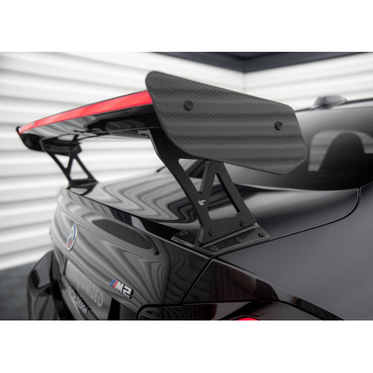 Maxton Design Carbon Division zadní křídlo s LED světlem pro BMW M2 G87, materiál pravý karbon