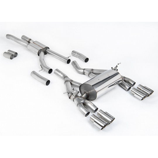 Milltek Sport výfukový systém cat-back Race systém pro BMW řada 3 F80 M3/M3 Competition Sedan (bez OPF/GPF) 2014-2018, leštěné koncovky Milltek Sport výfukový systém cat-back Race systém pro BMW řada 3 F80 M3/M3 Competition Sedan (bez OPF/GPF) 2014-2018, leštěné koncovky