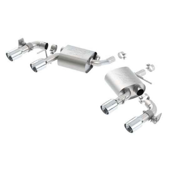 Borla koncový díl "ATAK" s dvojitou koncovkou pro Chevrolet Camaro 3,6l V6 RWD 2-dvéř. s NPP, r.v. od 16-20