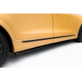 Maxton Design difuzory pod boční prahy pro Audi SQ8 Mk 1, Mk 1 FL, černý lesklý plast ABS