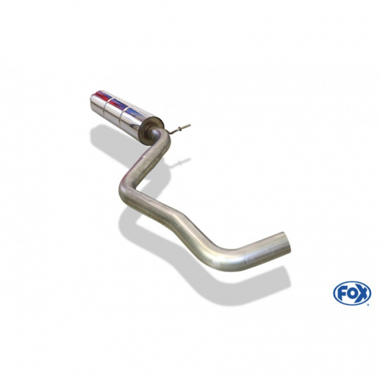 Fox Sportauspuff přední díl s tlumičem pro Volkswagen Golf VII s motorem 1.2, 1.4, 1.6, 1.6 TDI, 2.0 TDI, s víceprv. ZN