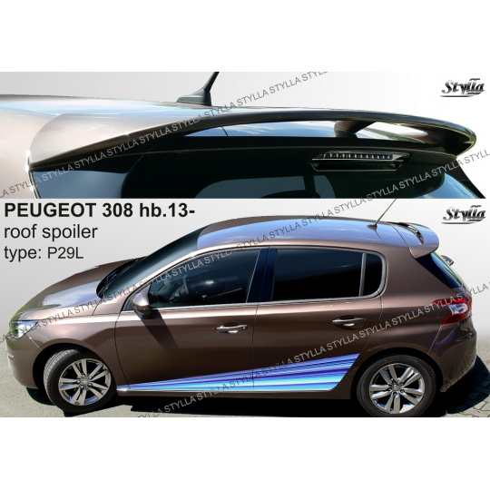 Stylla spoiler zadních dveří Peugeot 308 htb (od 2013)