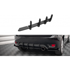 Maxton Design "Street Pro" difuzor zadního nárazníku pro Ford Fiesta ST Mk6, plast ABS bez povrchové úpravy, s červenou linkou Maxton Design "Street Pro" difuzor zadního nárazníku pro Ford Fiesta ST Mk6, plast ABS bez povrchové úpravy, s červenou linkou