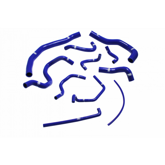 Samco Sport 11-dílná sada silikonových hadic pro vedení chladicí kapaliny pro Toyota MR2 1989 - On MK 2 Rev 1-2, Non Turbo Models, barva: modrá