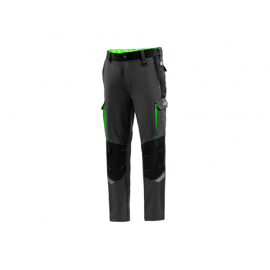 Sparco technické kalhoty OREGON, barva: šedo-zelená, velikost: XL