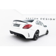 Maxton Design boční difuzory pod zadní nárazník pro Mercedes třída C W 205/AMG-Line, černý lesklý plast ABS, Sedan