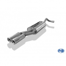 Fox Sportauspuff koncový tlumič výfuku s koncovkou 2x76 Typ 13 pro Audi A4 B5 s motorem 1.6, 1.8, 1.8 T, 1.9 TDI, 2.4, 2.5 TDI, 2.6, 2.8