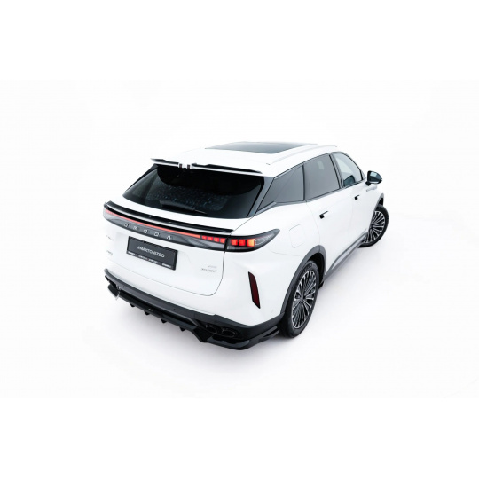 Maxton Design horní prodloužení spoileru pro Omoda 9 Mk1, černý lesklý plast ABS