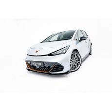 Maxton Design "Street Pro" spoiler pod přední nárazník s křidélky pro Cupra Born Mk1, plast ABS bez povrchové úpravy, s červenou linkou Maxton Design "Street Pro" spoiler pod přední nárazník s křidélky pro Cupra Born Mk1, plast ABS bez povrchové úpravy, s červenou linkou