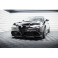 Maxton Design spoiler pod přední nárazník ver.1 pro Alfa Romeo Giulia Veloce, černý lesklý plast ABS