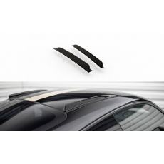 Maxton Design krátké střešní ližiny pro Porsche 911 992 GT3, černý lesklý plast ABS