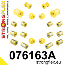 076163A: Strongflex Kompletní sada silentbloků pro zavěšení varianta SPORT 076163A: Strongflex Kompletní sada silentbloků pro zavěšení varianta SPORT