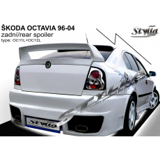 Stylla spoiler zadních dveří Škoda Octavia I htb (1996 - 2004), kompletní WRC křídlo se stabilizační lištou