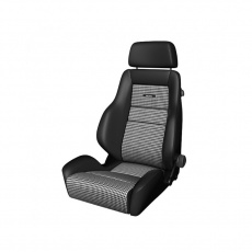 Sportovní sedačka RECARO Classic LS, černá kůže/Pepita