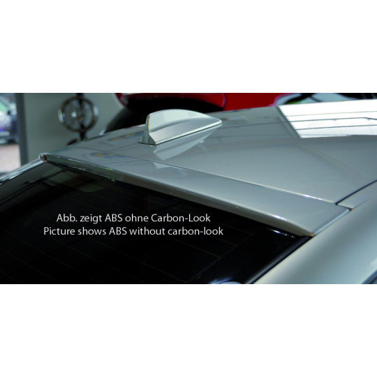 Rieger patka na zadní okno pro BMW řada 3 E90 sedan vč. faceliftu, 03/05-08/08, 09/08-, plast ABS s povrchovou úpravou Carbon-Look