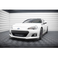 Maxton Design spoiler pod přední nárazník ver.2 pro Subaru BRZ Mk1, černý lesklý plast ABS