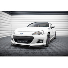 Maxton Design spoiler pod přední nárazník ver.2 pro Subaru BRZ Mk1, černý lesklý plast ABS