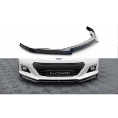 Maxton Design spoiler pod přední nárazník ver.2 pro Subaru BRZ Mk1, černý lesklý plast ABS