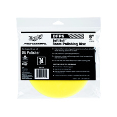 Meguiar's Soft Buff Foam Polishing Disc 6" - lešticí kotouč pro DA leštičku (střední), 6palcový