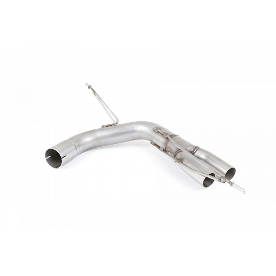 Milltek Sport průchozí náhrada zadního tlumiče pro BMW řada 1 120i / 125i (F20 / F21 - B48, vč. modelů s OPF) 2016-2021, GT-80 Leštěné koncovky (2 koncovky na levé straně)