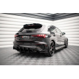 Maxton Design "Street Pro" difuzor zadního nárazníku pro Audi RS3 8Y, plast ABS bez povrchové úpravy, Sportback, s černou a červenou linkou