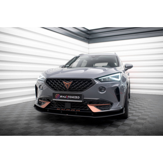 Maxton Design "Street Pro" spoiler pod přední nárazník pro Cupra Formentor, plast ABS bez povrchové úpravy