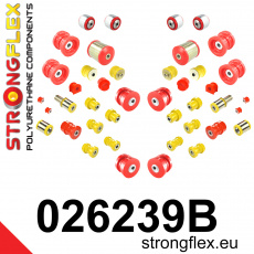 026239B: Strongflex Kompletní sada silentbloků pro zavěšení 026239B: Strongflex Kompletní sada silentbloků pro zavěšení