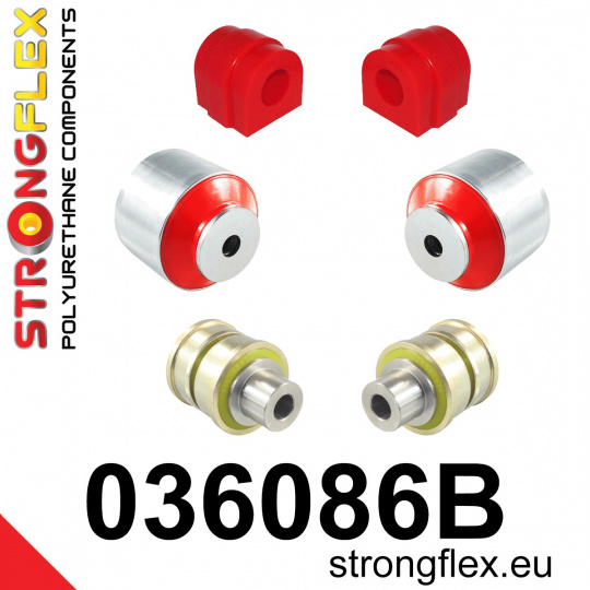 036086B: Strongflex Sada silentbloků předního zavěšení