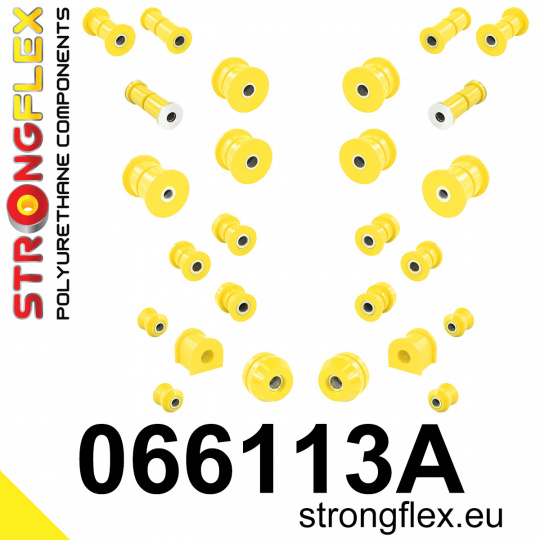 066113A: Strongflex Kompletní sada silentbloků pro zavěšení varianta SPORT
