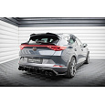 Maxton Design difuzor zadního nárazníku pro Cupra Formentor VZ Mk1, Mk1 Facelift, černý lesklý plast ABS, pasuje pouze na verze o výkonu 245 a 310 HP