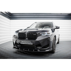 Maxton Design spoiler pod přední nárazník pro BMW X3 M F97, černý lesklý plast ABS