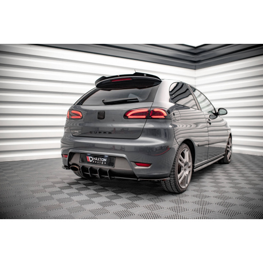 Maxton Design "Street Pro" difuzor zadního nárazníku pro Seat Ibiza Cupra Mk3, plast ABS bez povrchové úpravy