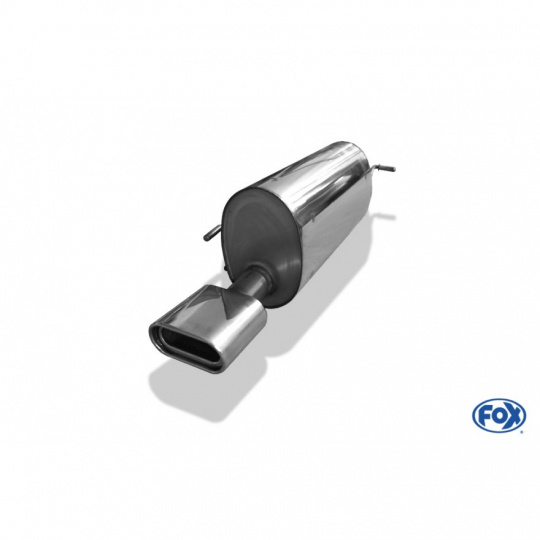 Fox Sportauspuff koncový tlumič výfuku s koncovkou 160x80 Typ 53 pro Citroen C4 Coupe s motorem 2.0 Fox Sportauspuff koncový tlumič výfuku s koncovkou 160x80 Typ 53 pro Citroen C4 Coupe s motorem 2.0
