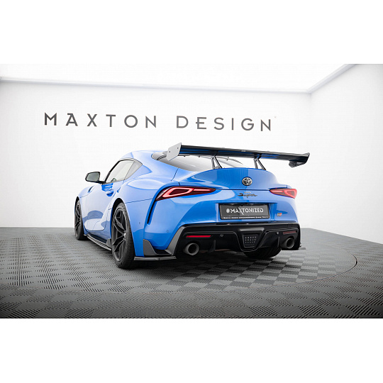 Maxton Design zadní křídlo s horním uchycením (swan-neck) pro Toyota Supra Mk5, pravý karbon