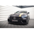 Maxton Design spoiler pod přední nárazník ver.2 pro Mercedes AMG GT 4 -Door Coupe GT 63S Aero, černý lesklý plast ABS