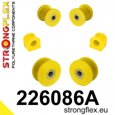 226086A: Strongflex Sada silentbloků předního zavěšení varianta SPORT 226086A: Strongflex Sada silentbloků předního zavěšení varianta SPORT