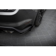 Maxton Design "Street Pro" boční difuzory pod zadní nárazník s křidélky pro Ford Mustang Mk6 GT, plast ABS bez povrchové úpravy, s červenou linkou