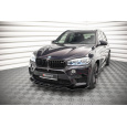 Maxton Design spoiler pod přední nárazník ver.2 pro BMW X5 M F15, černý lesklý plast ABS