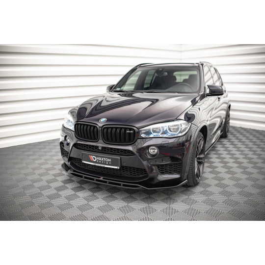 Maxton Design spoiler pod přední nárazník ver.2 pro BMW X5 M F15, černý lesklý plast ABS