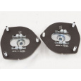 Silver Project nastavitelné horní uložení pro Mini Cooper R55/R56/R57/R58/R59/R60/R61 včetně Cooper S a JCW, barva: černá